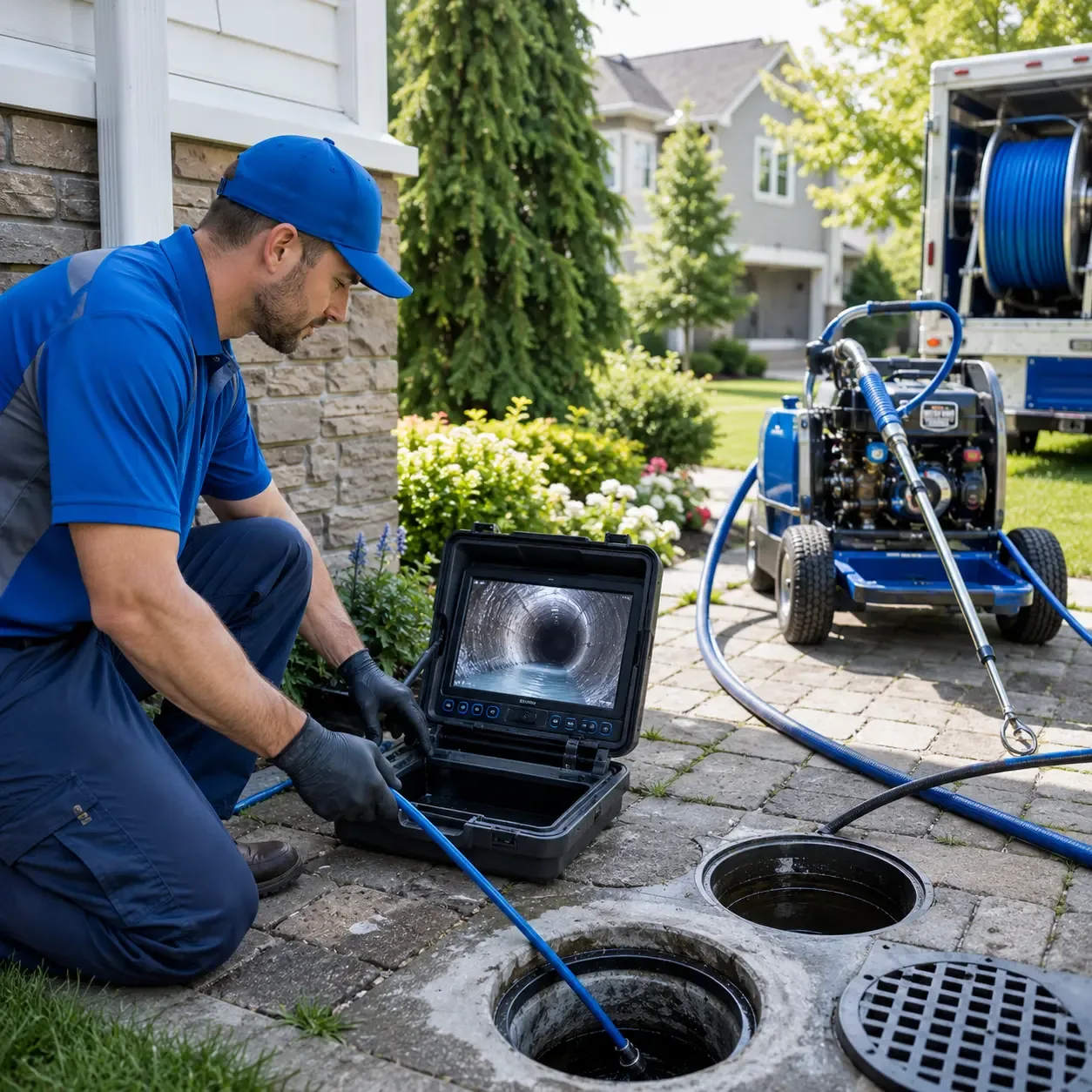 Outdoor drain cleaning professionals serving Yorkshire, NY